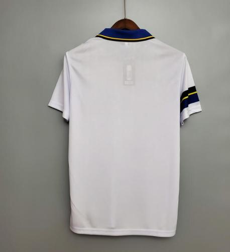 Retro Jersey 1997-1998 Inter Milan Away White Soccer Jersey Vintage Football Shirt