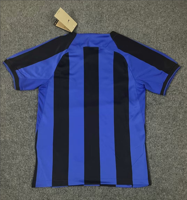 without Sponor Logo Fan Version 2022-23 Inter Milan Home Soccer Jersey Inter Football Shirt