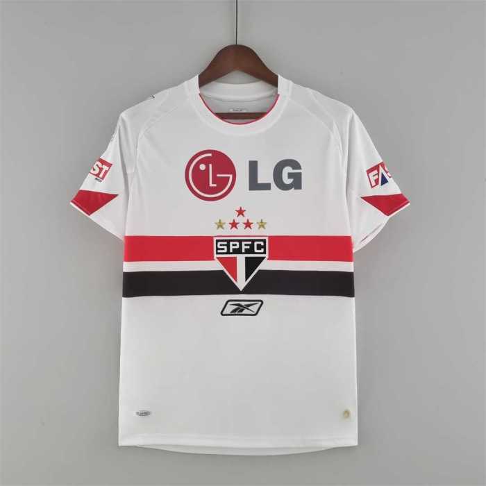 Retro Jersey 2006 Sao Paulo Home Soccer Jersey Vintage Football Shirt