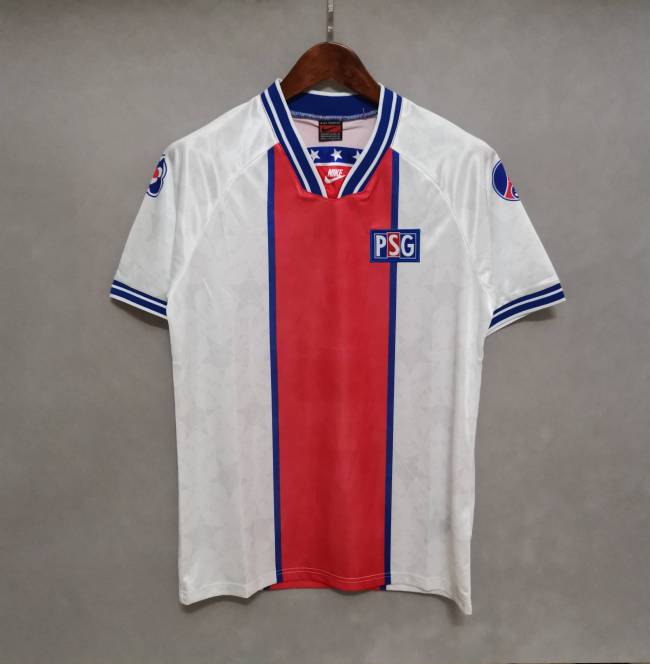 Retro Jersey 1994-1995 PSG Away Soccer Jersey Vintage Paris Football Shirt