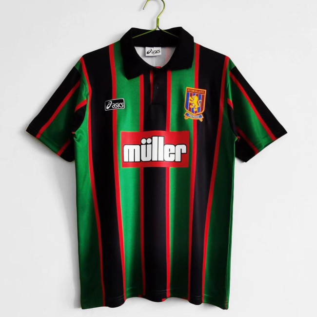 Retro Jersey 1993-1995 Aston Villa Away Soccer Jersey Vintage Football Shirt