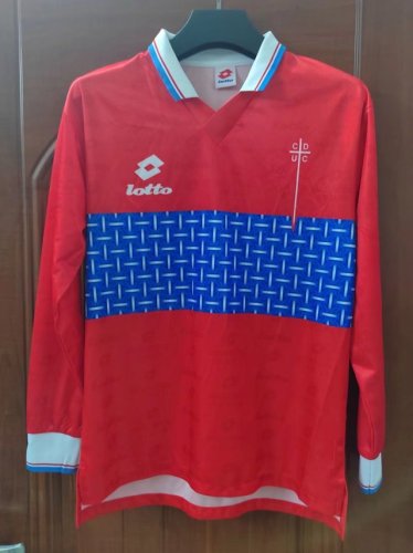 Retro Jersey Long Sleeve 1996 Club Deportivo Universidad Cat&oacute;lica Away Red Soccer Jersey