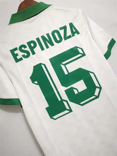 Retro Jersey 1995 Mexico ESPINOZA 15 Away White Soccer Jersey