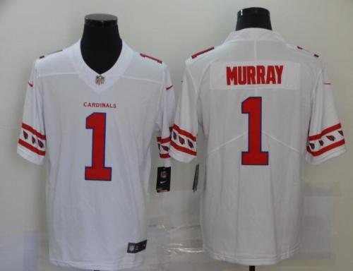 Cardinals 1 Kyler Murray White Team Logos Fashion Vapor Limited Jersey
