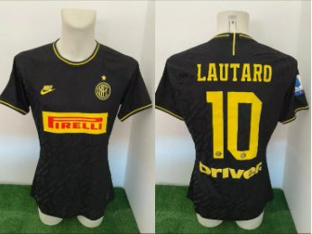 Inter Milan 10 LAUTARO Away Black Soccer Jersey