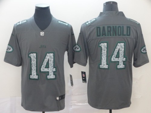 New York Jets #14 DARNOLD Greyy/Green NFL Jersey