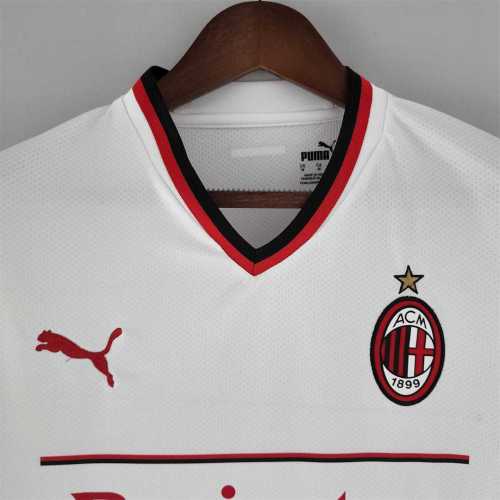 Retro Jersey 2022-2023 AC Milan Away White Soccer Jersey