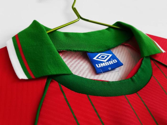 Retro Jersey 1994-1996 Wales Home Red Soccer Jersey Vintage Football Shirt
