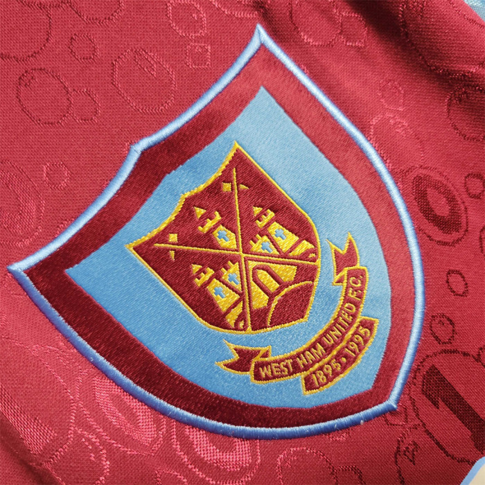 Retro Jersey 1995-1997 West Ham United Home Soccer Jersey