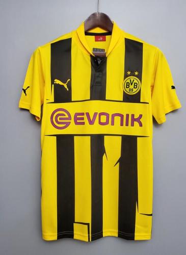 Retro Jersey 2012-2013 Borussia Dortmund Home Yellow Soccer Jersey