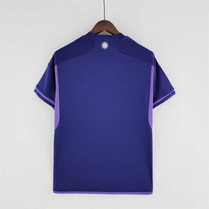Fans Version 2022 World Cup Argentina Away Purple Soccer Jersey