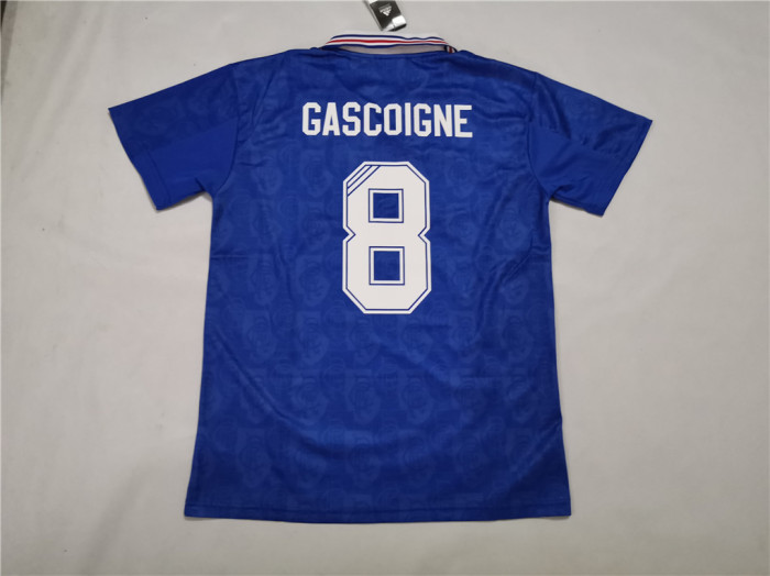 Retro Jersey 1996-1997 Rangers GASCOIGNE 8 Home Soccer Jersey