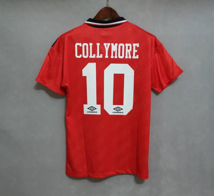 Retro Jersey 1994-1995 Nottingham Forest 10 COLLYMORE Home Soccer Jersey