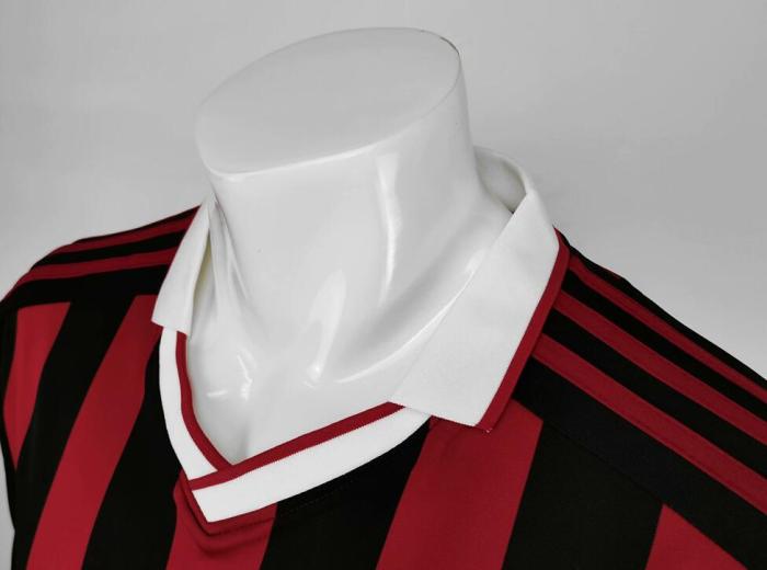 Retro Jersey Long Sleeve 2009-2010 Ac Milan Home Soccer Jersey