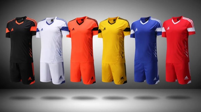 #809 Blue Soccer Training Uniform Blank Jersey and Shorts