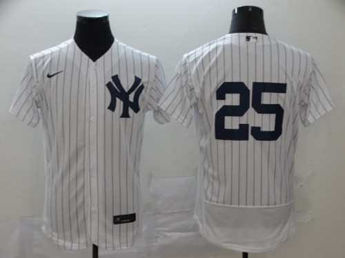 Yankees 25 Gleyber Torres White 2020 Flexbase Jersey
