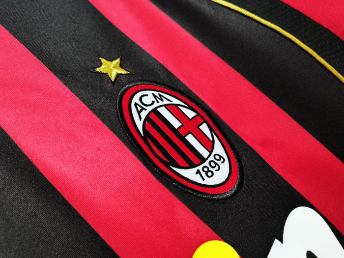 Retro Jersey 2006 AC Milan Home Soccer Jersey