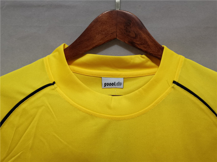 Retro Jersey Borussia Dortmund 2001-2002 Home Soccer Jersey Vintage BVB Football Shirt