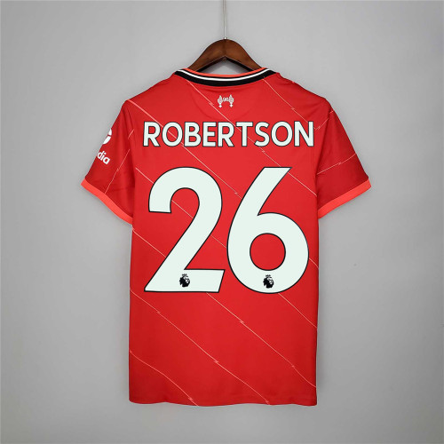Retro Jersey 2021-2022 Liverpool ROBERTSON 26 Home Soccer Jersey