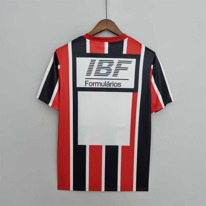 Retro Jersey 1991 Sao Paulo Away Soccer Jersey Vintage Football Shirt