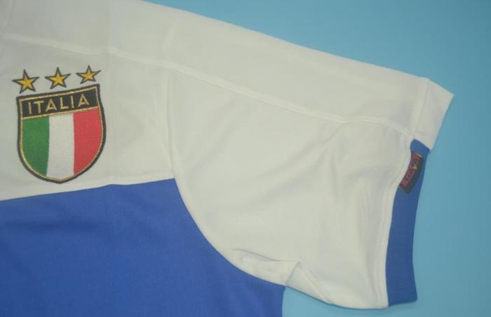 Retro Jersey 1998-2000 Italy Away White Soccer Jersey Vintage Football Shirt