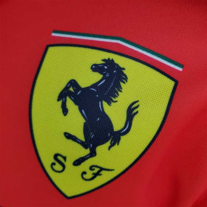 New F1 Formula One Ferrari racing suit polo red Racing Jersey