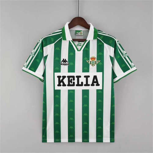 Retro Jersey 1996-1997 Real Betis Home Soccer Jersey Vintage Football Shirt