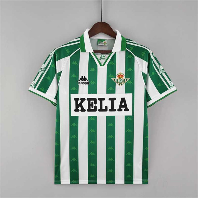 Retro Jersey 1996-1997 Real Betis Home Soccer Jersey Vintage Football Shirt