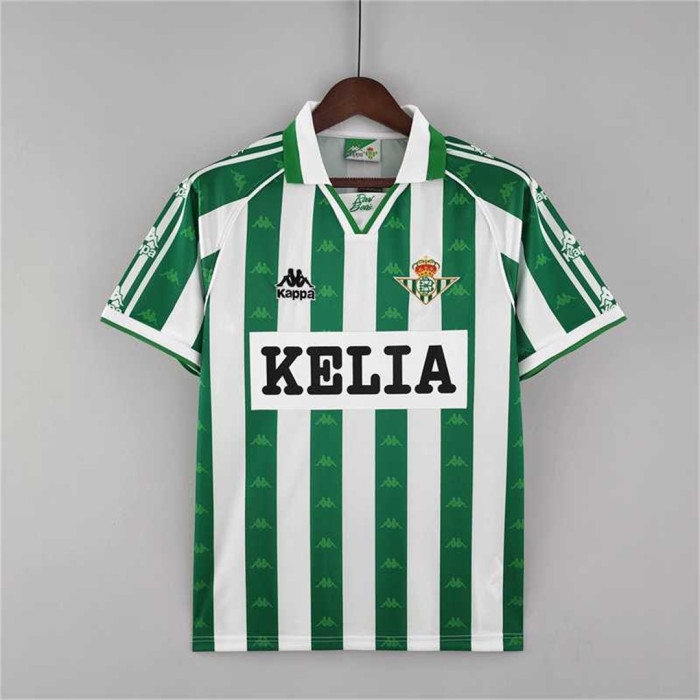 Retro Jersey 1996-1997 Real Betis Home Soccer Jersey Vintage Football Shirt