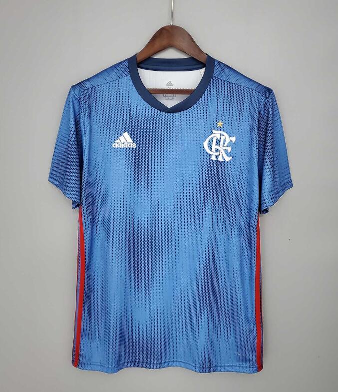Retro Jersey 2018-2019 Flamengo Third Away Blue Soccer Jersey