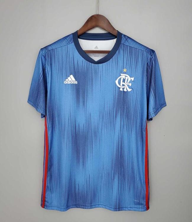 Retro Jersey 2018-2019 Flamengo Third Away Blue Soccer Jersey