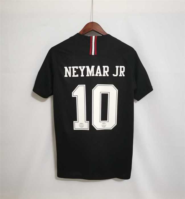 with UCL Patch Retro Jersey 2018-2019 Jordan PSG NEYMAR JR 10 Black Soccer Jersey