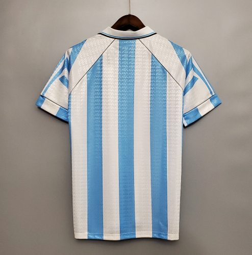 Retro Jersey 1994-1996 Argentina Home Soccer Jersey Vintage Football Shirt