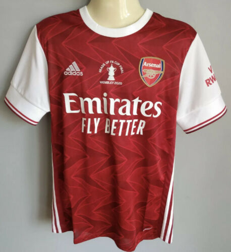 with Front Lettering Fans Version Arsenal 20/21 Always Forward 14 Home Cup Finals Celebration Jersey