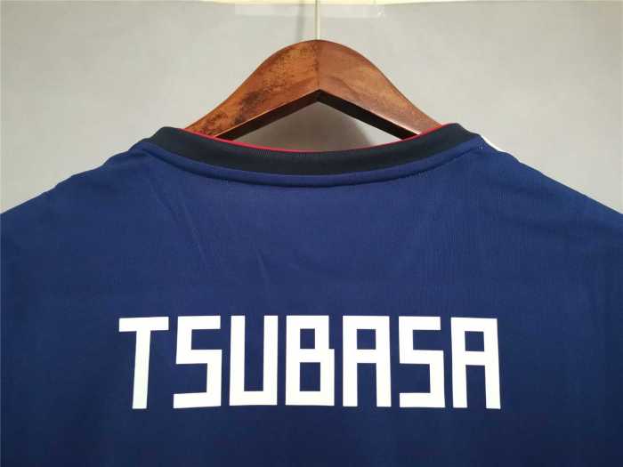 with Cartoon Number Retro Jersey Japan 2018 World Cup TSUBASA 10 Home Soccer Jersey