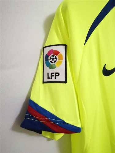 with LFP Patch Retro Jersey 2005-2006 Barcelona Away Green Soccer Jersey