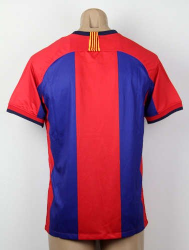 Barcelona 100th Anniversary Orange/Blue Home Soccer Jersey