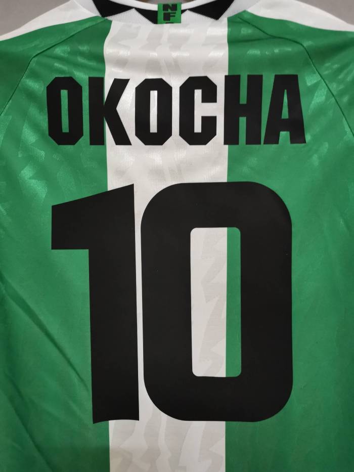 Retro Jersey 1996 Nigeria OKOCHA 10 Home Vintage Soccer Jersey