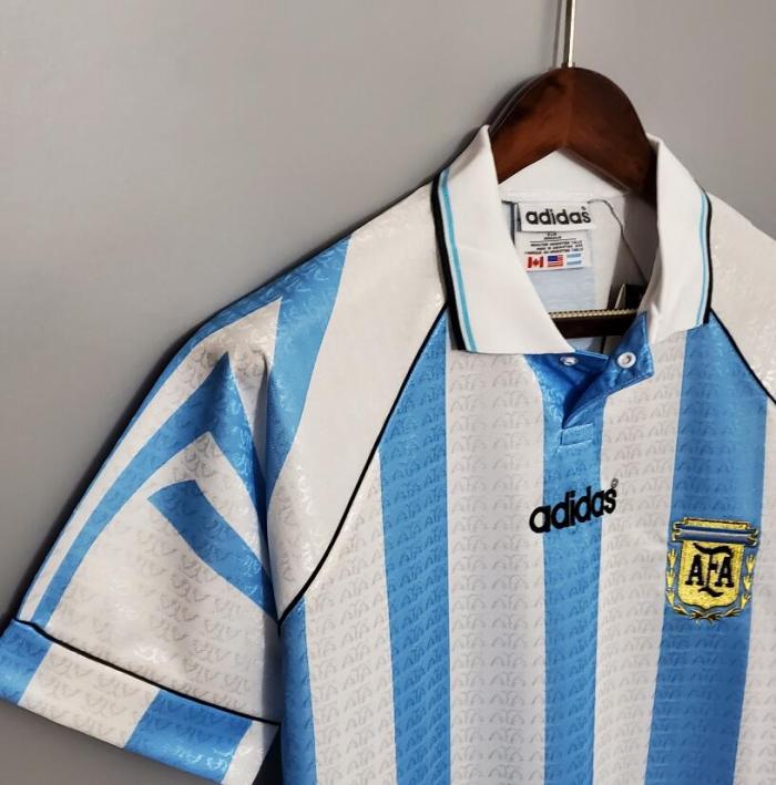 Retro Jersey Argentina 1996-1997 Home Blue/White Soccer Jersey