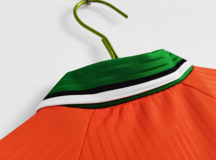 Retro Jersey 1997-1998 Ireland Away Orange Soccer Jersey