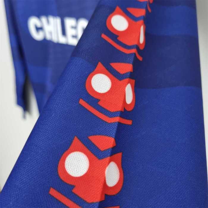 Long Sleeve Retro Jersey 1996 Universidad de Chile Home Soccer Jersey