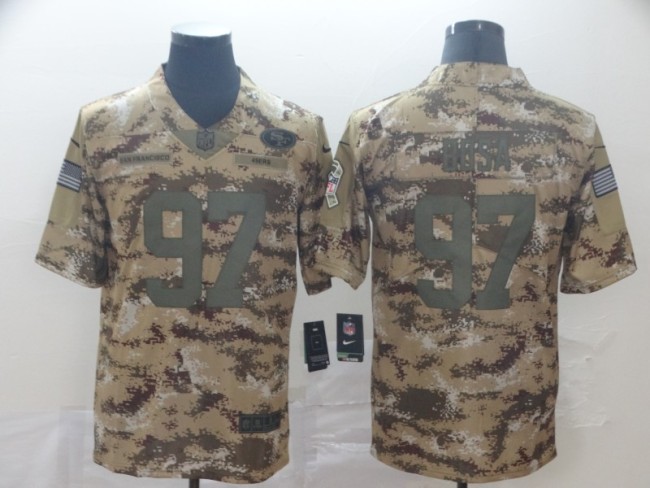 San Francisco 49ers 97 BOSA Camo NFL Jersey
