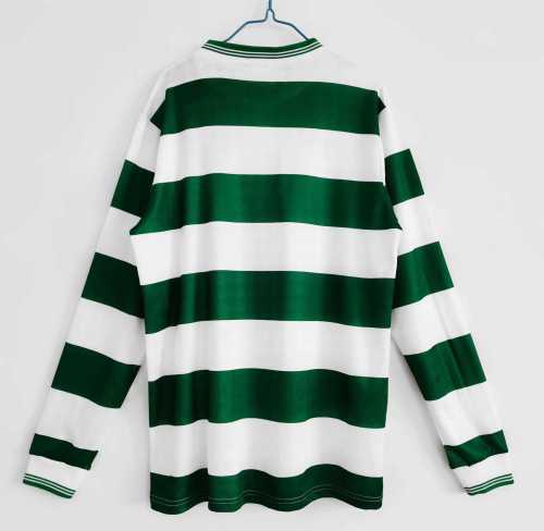 Retro Jersey Long Sleeves 1987-1989 Celtic Home Soccer Jersey