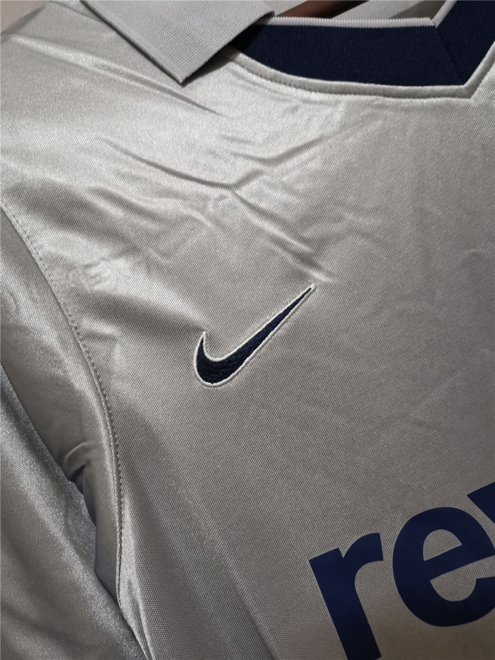 Retro Jersey 2001 Porto Away Grey Soccer Jersey Vintage Football Shirt