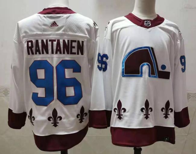 Avalanche 96 RANTANEN White 2020-21 Reverse Retro Jersey