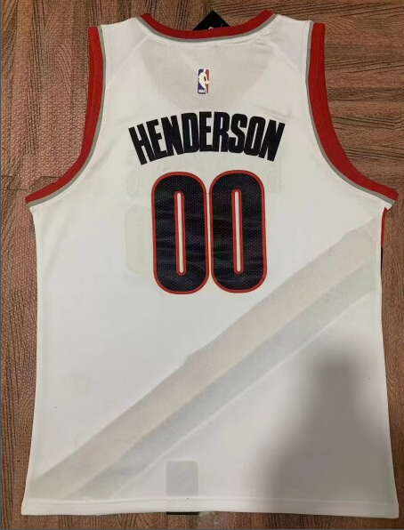 Portland Trail Blazers 0 LILLARD White NBA Jersey Basketball Shirt