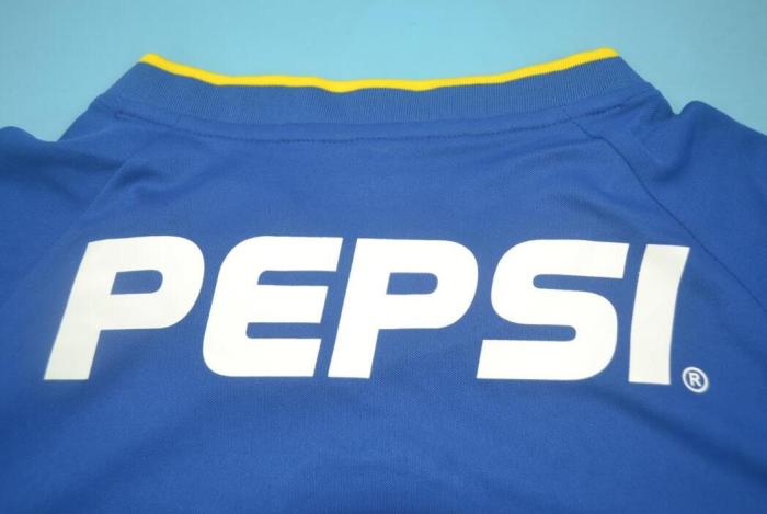 Retro Jersey 2002-2003 Boca Juniors Home Soccer Jersey Vintage Football Shirt