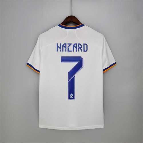 Retro Jersey 2021-2022 Real Madrid HAZARD 7 Home Soccer Jersey