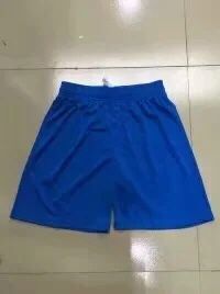 Blue Blank Shorts without Logos