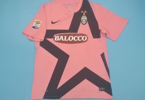 with Serie A Patch Retro Jersey Juventus 2011-2012 Away Pink Soccer Jersey